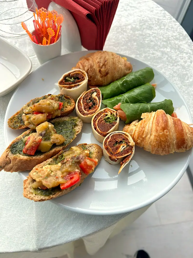Eylül Catering kokteyl ikram tabağı